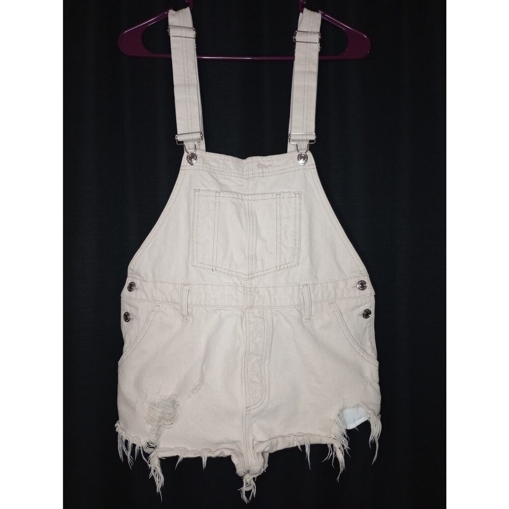 We The Free Shortalls - Size 27 - Distressed Streetwear Boho Chic Casual Grunge